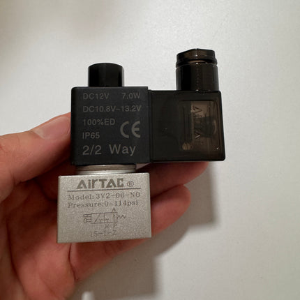 Airtac 3V2-06-NO: Solenoid valve(3/2 way) - 3V206NOFT