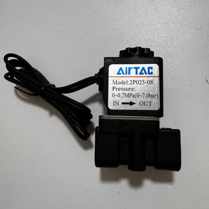 Airtac 2P0250-08: 2 Way Solenoid Valve. Plastic - 2P02508EIG