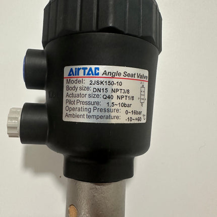 Airtac 2JSK150-10: Angle Seat Valve - 2JSK15010Q40T