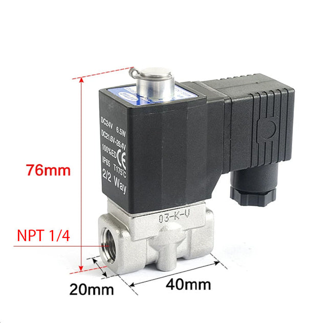 Airtac 2KL030-08: 2 Way Solenoid Valve - 2KL03008BT