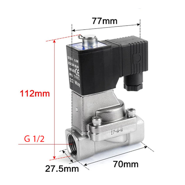 Airtac 2KL150-15: 2 Way Solenoid Valve - 2KL15015BG
