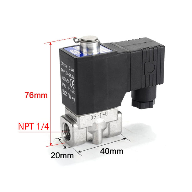 Airtac 2KS030-08: 2 Way Solenoid Valve - 2KS03008BT