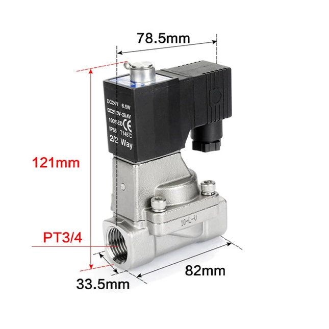 Airtac 2KS200-20: 2 Way Solenoid Valve - 2KS20020A