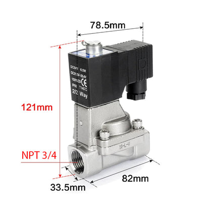 Airtac 2KS200-20: 2 Way Solenoid Valve - 2KS20020AT