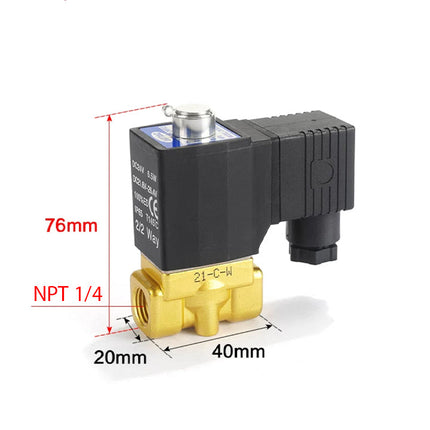 Airtac 2KW030-08: 2 Way Solenoid Valve - 2KW03008BT