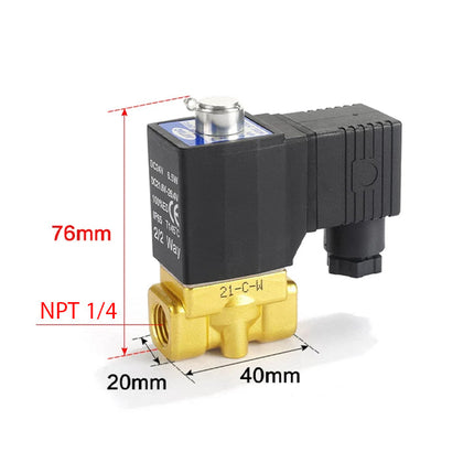 Airtac 2KWH030-08: 2 Way Solenoid Valve - 2KWH03008AT