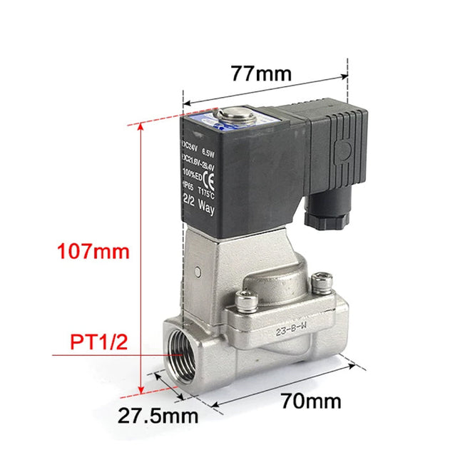 Airtac 2L150: 2 Way Solenoid Valve - 2L15015A