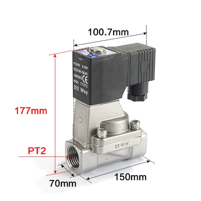 Airtac 2L500-50: 2 Way Solenoid Valve - 2L50050A