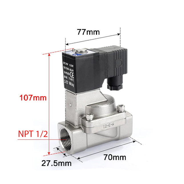 Airtac 2S150-15: 2 Way Solenoid Valve - 2S15015BT