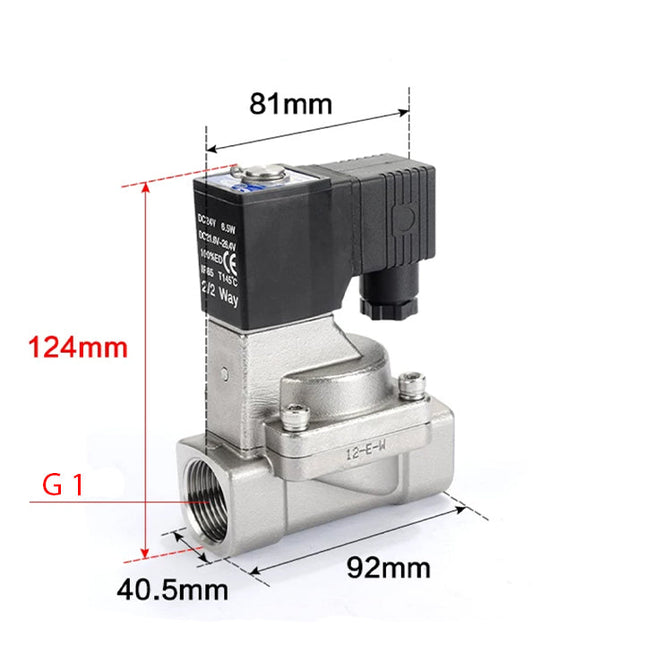 Airtac 2S250-25: 2 Way Solenoid Valve - 2S25025BG