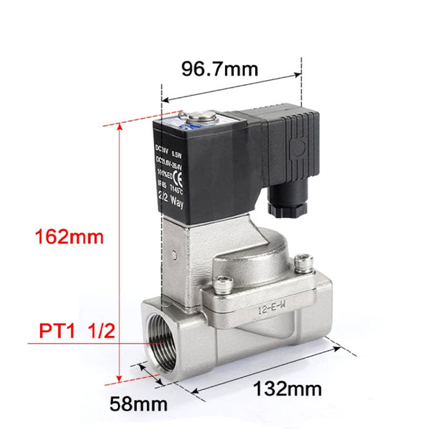 Airtac 2S400-40: 2 Way Solenoid Valve - 2S40040B