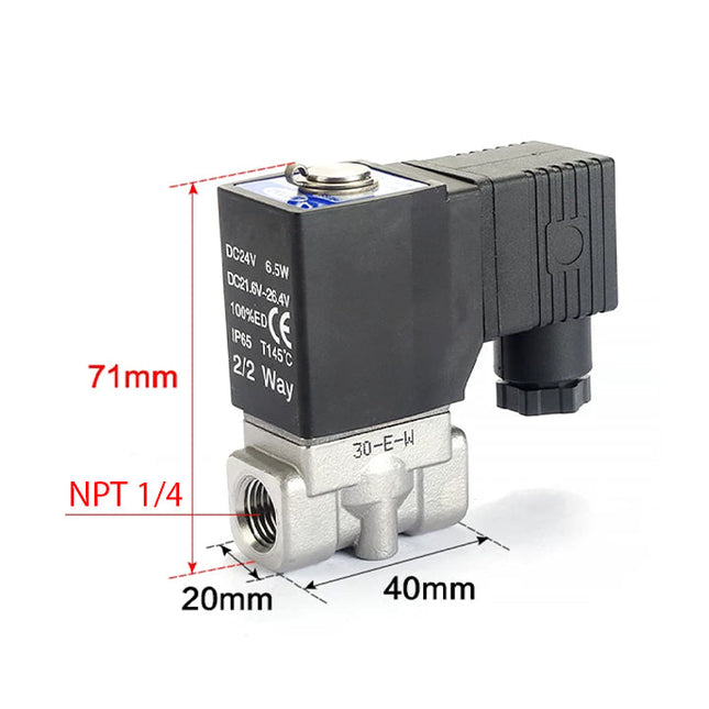 Airtac 2SH030-08: 2 Way Solenoid Valve - 2SH03008BT
