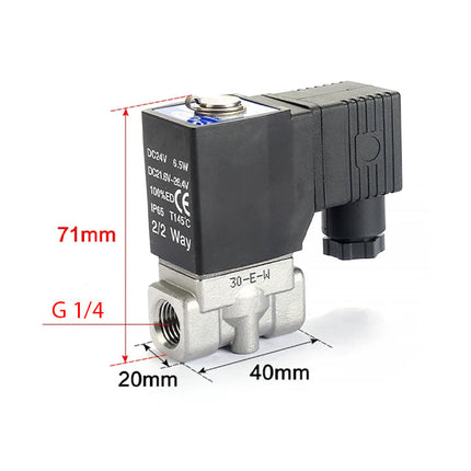 Airtac 2ST030-08: 2 Way Solenoid Valve - 2ST03008BG