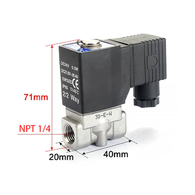 Airtac 2ST030-08: 2 Way Solenoid Valve - 2ST03008BT