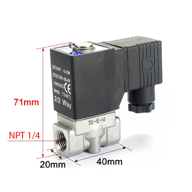 Airtac 2SX030-08: 2 Way Solenoid Valve - 2SX03008BT