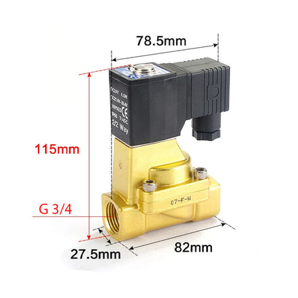 Airtac 2W200-20: 2 Way Solenoid Valve - 2W20020AG