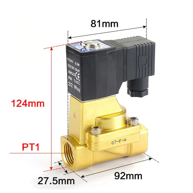 Airtac 2W250-25: 2 Way Solenoid Valve - 2W25025A