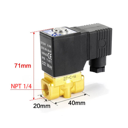 Airtac 2WT030-08: 2 Way Solenoid Valve - 2WT03008AT