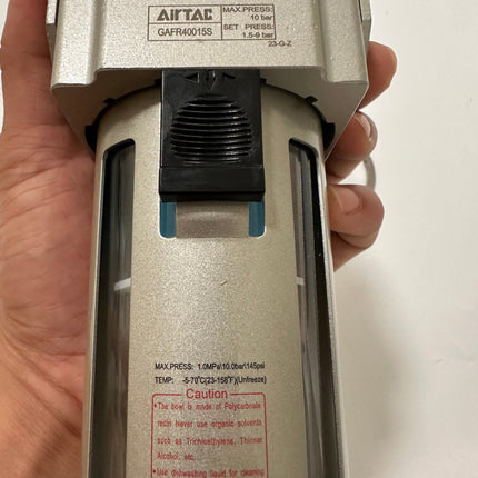 Airtac GAFR400: Air Filter Regulator - GAFR40015SNWG