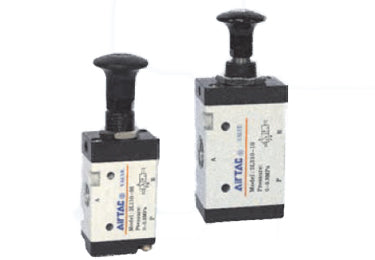 Airtac 3L210-08: Push Pull Valve. 3 Way - 3L21008G