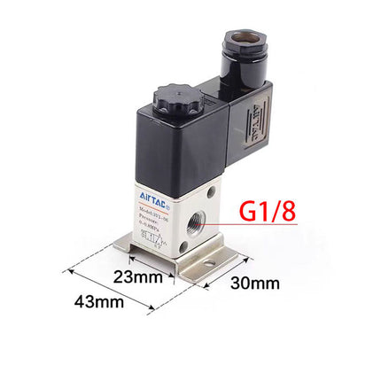 Airtac 3V1-06: Solenoid (3/2 way) +manifold - 3V106C1FG