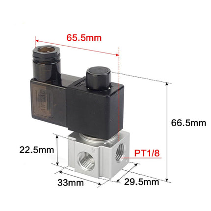 Airtac 3V2-06-NC: Solenoid valve(3/2 way) - 3V206NCA