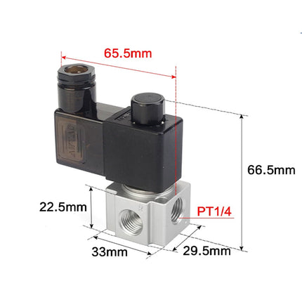 Airtac 3V2-08-NC: Solenoid valve(3/2 way) - 3V208NCA