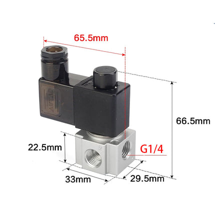 Airtac 3V2-08-NO: Solenoid valve(3/2 way) - 3V208NOFG