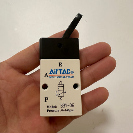 Airtac S3Y-06: Manual Valve. 3 Way - S3Y06T