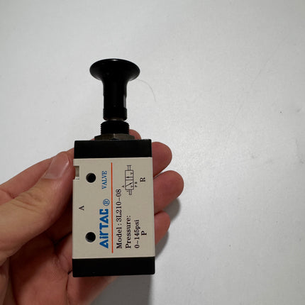 Airtac 3L210-08: Push Pull Valve. 3 Way - 3L21008T