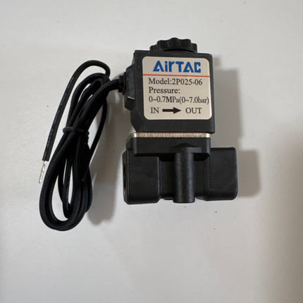 Airtac 2P0250-06: 2 Way Solenoid Valve. Plastic - 2P02506BIG