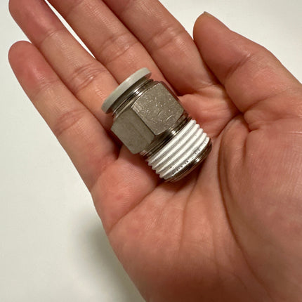 Airtac PC: Push Lock Fitting. Male Connector - PC1204