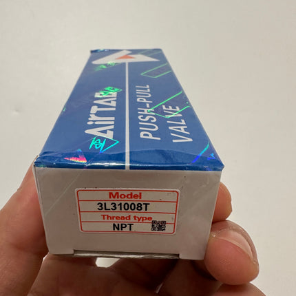 Airtac 3L310-08: Push Pull Valve. 3 Way - 3L31008T