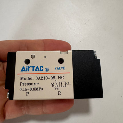 Airtac 3A210-08: Air Pilot Valve. 3 Way  - 3A21008NC