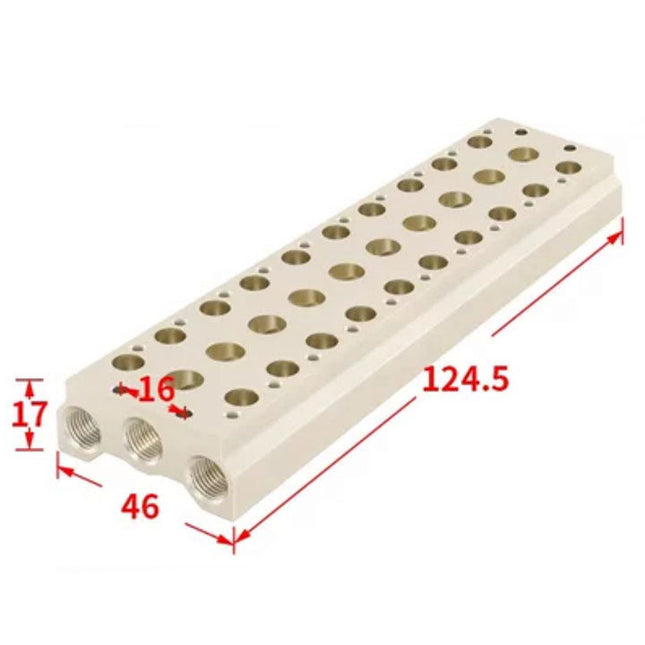 Airtac 7V0500M: Pneumatic Air Valve Manifold  - 7V0500M10FG