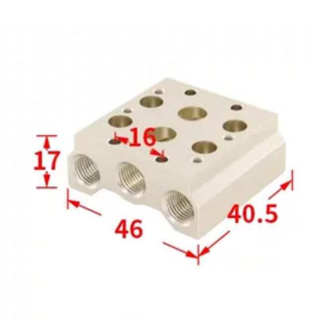 Airtac 7V0500M: Pneumatic Air Valve Manifold  - 7V0500M2FT