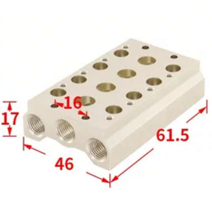 Airtac 7V0500M: Pneumatic Air Valve Manifold  - 7V0500M4FG