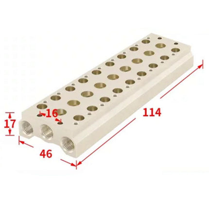 Airtac 7V0500M: Pneumatic Air Valve Manifold  - 7V0500M9F