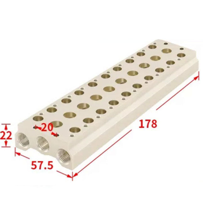 Airtac 7V100M: Pneumatic Air Valve Manifold  - 7V100M10F