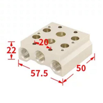 Airtac 7V100M: Pneumatic Air Valve Manifold  - 7V100M2FG