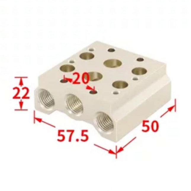 Airtac 7V100M: Pneumatic Air Valve Manifold  - 7V100M2F