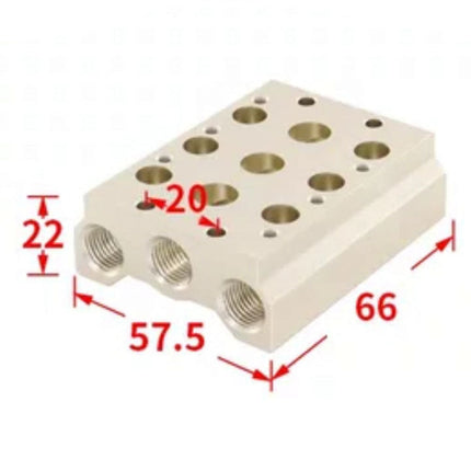 Airtac 7V100M: Pneumatic Air Valve Manifold  - 7V100M3F