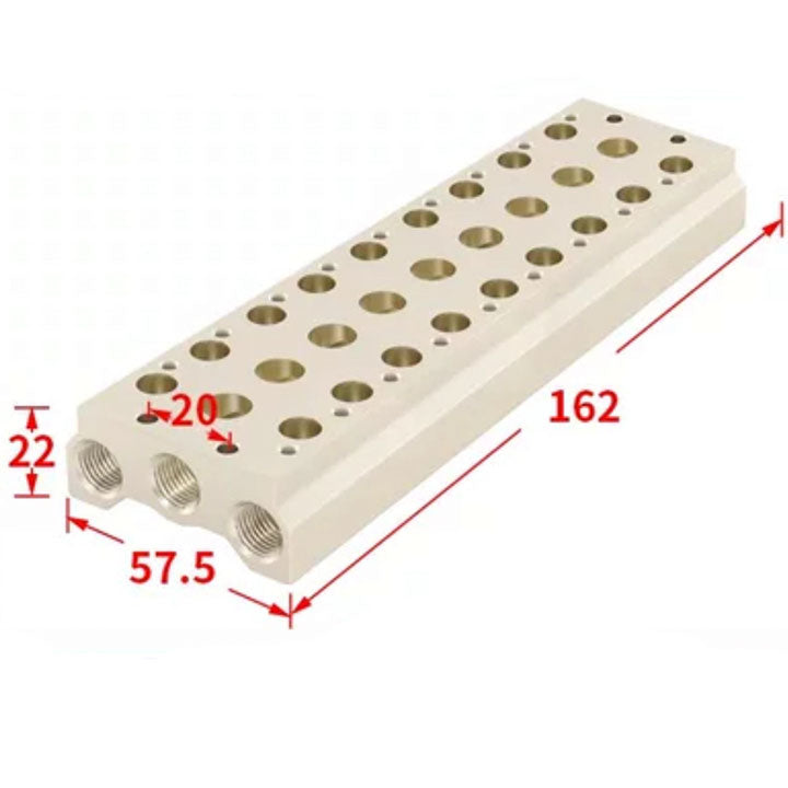 Airtac 7V100M: Pneumatic Air Valve Manifold - 7V100M9F