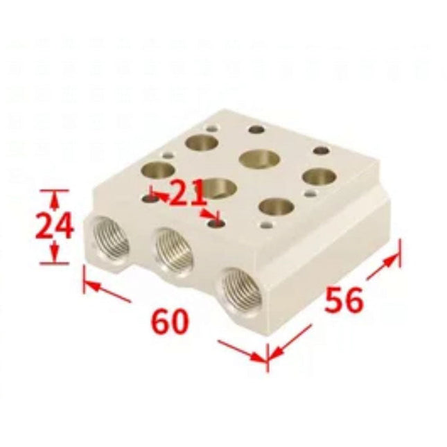 Airtac 7V200M: Pneumatic Air Valve Manifold  - 7V200M2FG