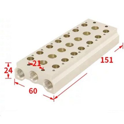Airtac 7V200M: Pneumatic Air Valve Manifold  - 7V200M7FG
