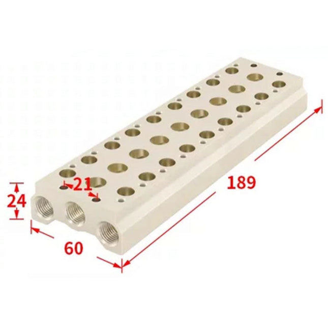 Airtac 7V200M: Pneumatic Air Valve Manifold  - 7V200M9FT