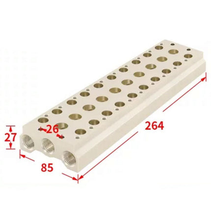 Airtac 7V300M: Pneumatic Air Valve Manifold  - 7V300M10FG