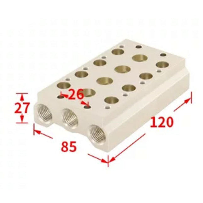 Airtac 7V300M: Pneumatic Air Valve Manifold  - 7V300M4F