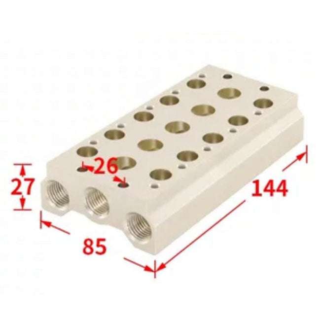 Airtac 7V300M: Pneumatic Air Valve Manifold  - 7V300M5FG
