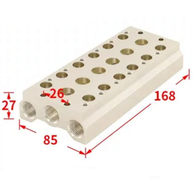 Airtac 7V300M: Pneumatic Air Valve Manifold  - 7V300M6F
